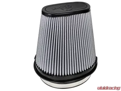 aFe Power Magnum FLOW Pro DRY S Air Filter (7-3/4" x 5-3/4")F x (9" x 7")B (mt2) x (6" x 2-3/4")T x 8.5"H - 21-90088