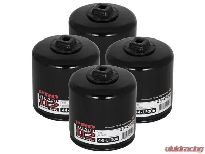 aFe Power Pro GUARD D2 Oil Filter Canister: 3.66in OD x 3.66in HT - 44-LF006-MB