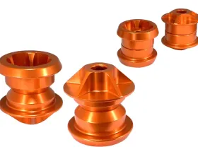 aFe Power Control Solid Rear Subframe Mount Set Chevrolet Camaro 10-15 Orange