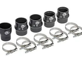 aFe Power BladeRunner Intercooler Couplings & Clamps Kit; aFe Tubes Only GM Diesel Trucks 11-16 V8-6.6L (td) LML