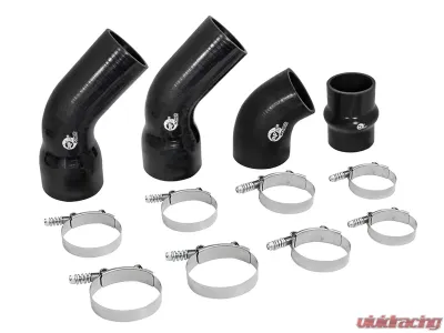 aFe Power BladeRunner Intercooler Couplings & Clamps Kit; Factory Intercooler & aFe Tubes Nissan Titan XD 16-17 V8-5.0L (td) - 46-20280AS