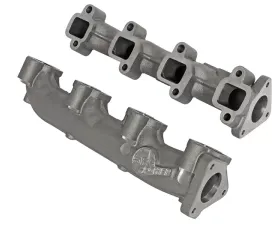 aFe Power BladeRunner Ported Ductile Iron Exhaust Manifolds GM Diesel Trucks 01-16 V8-6.6L (td) LLY/LBZ/LMM/LML
