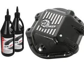 aFe Power Differential Cover, Machined Fins w/ Gear Oil Jeep 97-16 (Dana 44 Axles)