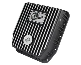 aFe Power Transmission Pan, Machined Fins Ford Trucks 80-92 (AOD Transmission)