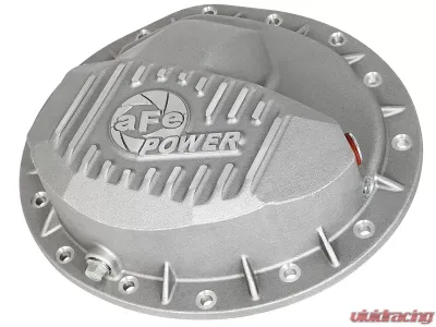 aFe Power Rear Differential Cover, Raw Finish; Street Series Nissan Titan XD 16-17 V8-5.0L (td) - 46-70360