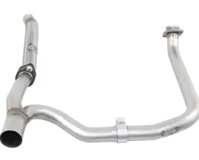 aFe Power Twisted Steel Loop Delete Downpipe & Y-Pipe 2