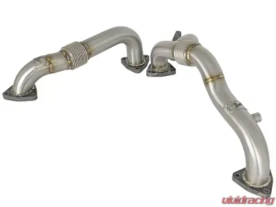 aFe Power Twisted Steel Headers, Up-Pipes Ford Diesel Trucks 08-10 V8-6.4L (td) - 48-33016