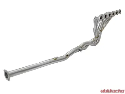 aFe Power Twisted Steel Long Tube Header & Connection Pipes; Race Series Nissan Patrol (Y61) 01-16 I6-4.8L (4-Door w/ Auto Trans.) - 48-36105-YN