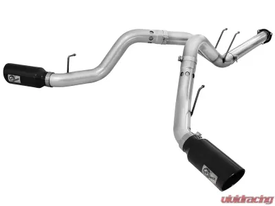 aFe Power ATLAS 4" Aluminized Steel DPF-Back Exhaust System Ford Diesel Trucks 11-14 V8-6.7L (td) - 49-03065-B