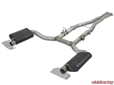 aFe Power MACH Force-Xp 3" 304 Stainless Steel Catback Exhaust System Dodge Challenger SRT Hellcat 15-17 V8-6.2L (sc) HEMI - 49-32053