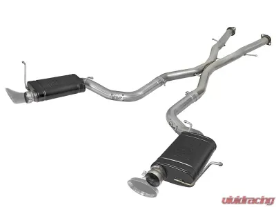 aFe Power MACH Force-Xp 3" 304 Stainless Steel Catback Exhaust System w/ High Temp Black Mufflers Jeep Grand Cherokee SRT/SRT-8 (WK2) 12-17 V8-6.4L HEMI - 49-38058