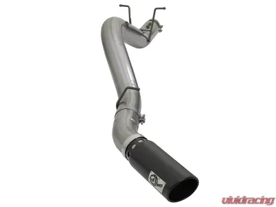 aFe Power Large Bore-HD 5" 409 Stainless Steel DPF-Back Exhaust System GM Diesel Trucks 2017 V8-6.6L (td) L5P - 49-44085-B