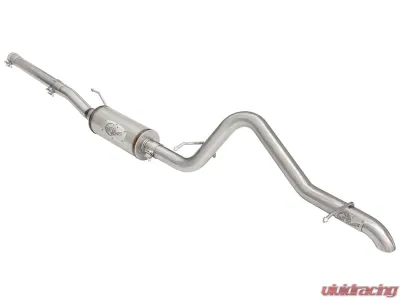 aFe Power MACH Force-Xp 2-1/2" 409 Stainless Steel Catback Exhaust w/ 18in Muffler Jeep Wrangler (JK) 07-17 V6-3.6L/3.8L (2/4-Door) - 49-48057
