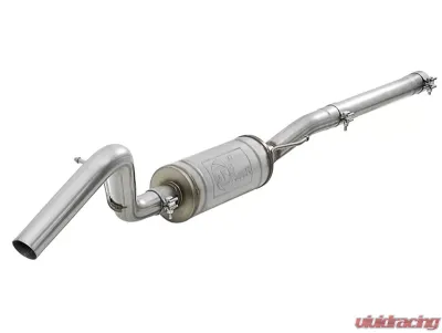 aFe Power MACH Force-Xp 2-1/2" 409 Stainless Steel Front Muffler Assembly Exhaust System Jeep Wrangler (JK) 07-18 V6-3.6L/3.8L (2/4-Door) - 49-48063
