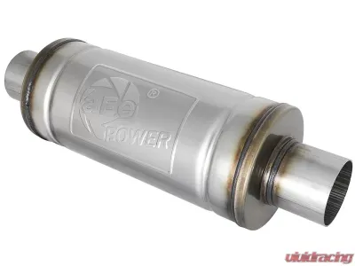 aFe Power MACH Force-Xp 3" 409 Stainless Steel Muffler, 14"L x 6" Body, Universal Fit - 49M00012
