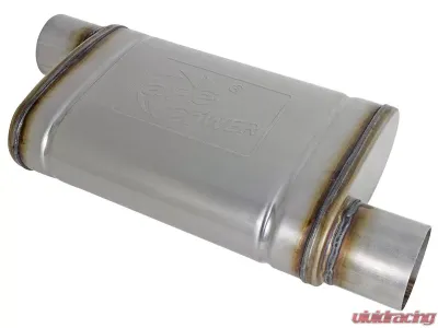 aFe Power MACH Force-Xp 3" 409 Stainless Steel Muffler Offset/Offset 14"L x 9"W x 4"H - 49M00030