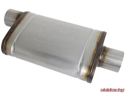 aFe Power MACH Force-Xp 3" 409 Stainless Steel Muffler, Center/Offset, 14"L x 9"W x 4"H - 49M00031