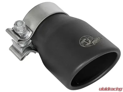 aFe Power MACH Force-Xp 2-1/2" 409 Stainless Steel Exhaust Tip 2-1/2" In x 3-1/2" Out x 6" L Bolt-On - 49T25354-B06