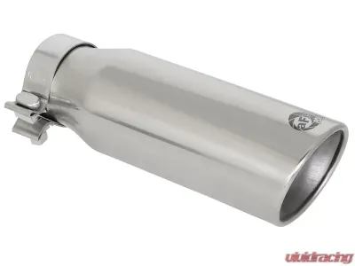 AFE Power MACH Force-Xp 3" Stainless Steel Exhaust Tip 3" In x 4" Out x 12" L - 49T30404-P121