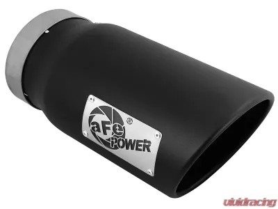 aFe Power MACH Force-Xp 5" 409 Stainless Steel Exhaust Tip 5" In x 6" Out x 12" L Bolt-On - 49T50601-B12