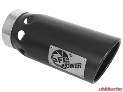 aFe Power MACH Force-Xp 5" 409 Stainless Steel Intercooled Exhaust Tip 5" In x 6" Out x 16" L Bolt-On - 49T50601-B161
