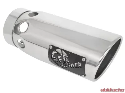 aFe Power MACH Force-Xp 5" 304 Stainless Steel Intercooled Exhaust Tip 5" In x 6" Out x 16" L Bolt-On - 49T50601-P161
