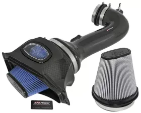 aFe Power Black Series Momentum Carbon Fiber Cold Air Intake System Chevrolet Corvette Z06 (C7) 15-17 V8-6.2L (sc)