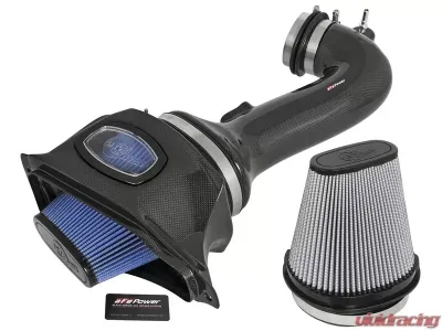 aFe Power Black Series Momentum Carbon Fiber Cold Air Intake System Chevrolet Corvette Z06 (C7) 15-17 V8-6.2L (sc) - 52-74202-C