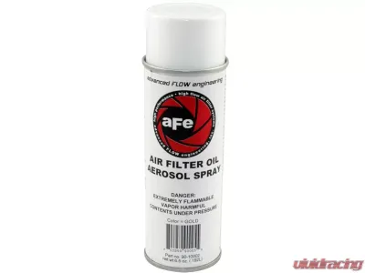 aFe Power Air Filter Oil: 6.5 oz; Gold (Aerosol Spray) - 90-10002
