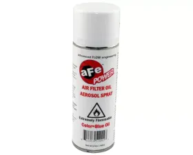 aFe Power Air Filter Oil: 6.5 oz; Blue (Aerosol Spray)