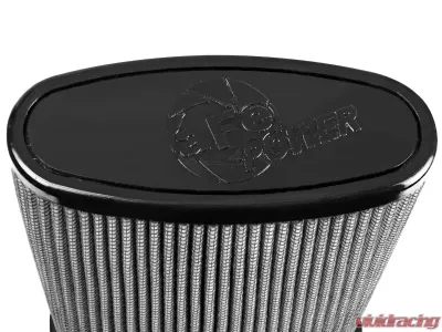 aFe Power Magnum FLOW Pro DRY S Intake Replacement Air Filter (3x4-3/4) IN F (4x5-3/4) IN B (2-1/2x4-1/4) IN T x 6 IN H - 21-90109-MA