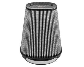 aFe Power Magnum FLOW Intake Replacement Air Filter w/ Pro DRY S Media - Carbon Fiber top (7-1/2x5-1/2) IN F x (9x7) IN B x (5-3/4x3-3/4) IN T (Carbon Fiber) x 10 IN H