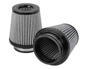 aFe Power Magnum FLOW Intake Replacement Air Filter w/ Pro DRY S Media (Pair) 4 IN F x 6 IN B x 4-1/2 IN T (Inverted) x 6 IN H