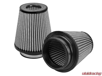 aFe Power Magnum FLOW Intake Replacement Air Filter w/ Pro DRY S Media (Pair) 4-1/2 IN F x 7 IN B x 4-1/2 IN T (Inverted) x 7 IN H - 21-91045-MA