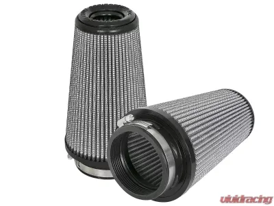 aFe Power Magnum FLOW Intake Replacement Air Filter w/ Pro DRY S Media (Pair) F-3-1/2 X B-5 X T-3-1/2 (Inverted) X H-8 IN - 21-91117-MA