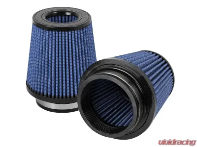 aFe Power Magnum FLOW Intake Replacement Air Filter w/ Pro 5R Media (Pair) 4 IN F x 6 IN B x 4-1/2 IN T (Inverted) x 6 IN H - 24-91020-MA