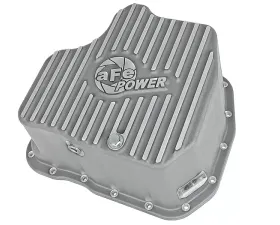 aFe Power Engine Oil Pan; Raw Machined Fins