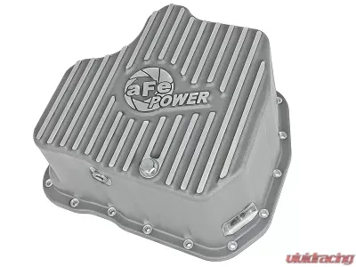aFe Power Engine Oil Pan for GM Duramax 2011-2016, Raw Machined Aluminum, Increased Capacity - 46-70340