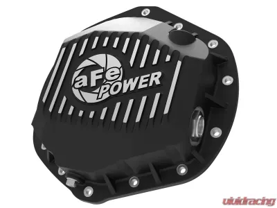 aFe Power Pro Series Rear Differential Cover Black w/ Machined Fins - 46-71060B