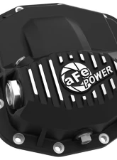 aFe Power Pro Series Rear Differential Cover Black w/ Machined Fins & Gear Oil Jeep Wrangler 2018 | Jeep Gladiator 2021                                     - 46-71031B - Image 2