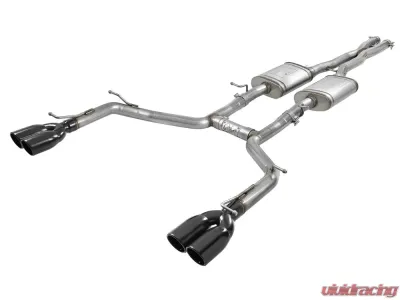 aFe Power Mach Force-Xp 2-1/2" Stainless Catback Exhaust System w/ Black Tips Dodge Challenger SXT/GT 15-23 V6-3.6L - 49-32067-B
