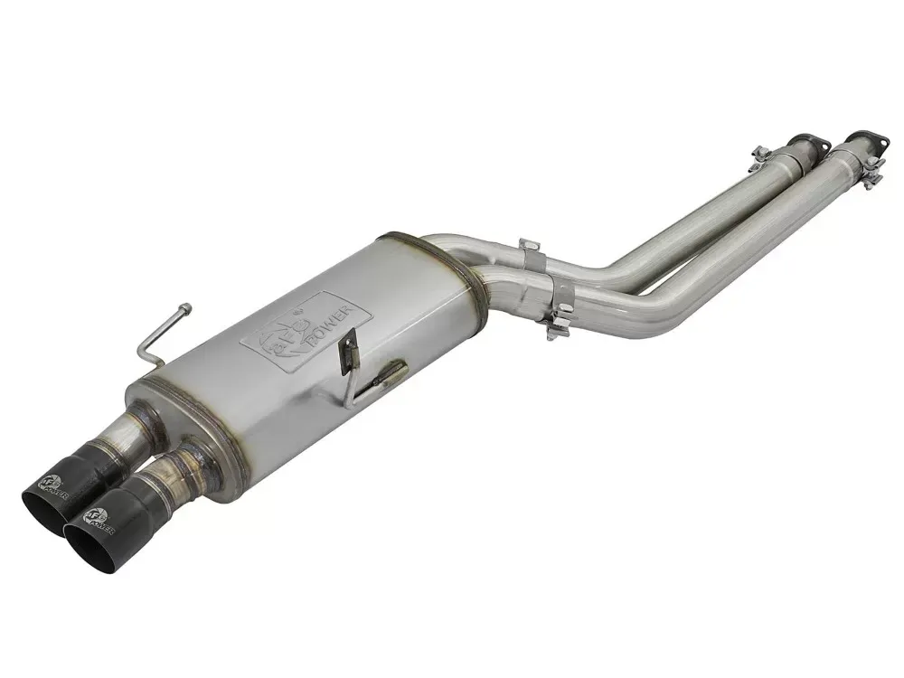 aFe Power Mach Force-Xp Stainless Catback Exhaust System w/ Black Tip BMW M3 (E36) 96-99 L6-3.2L S52 - 49-36332-B