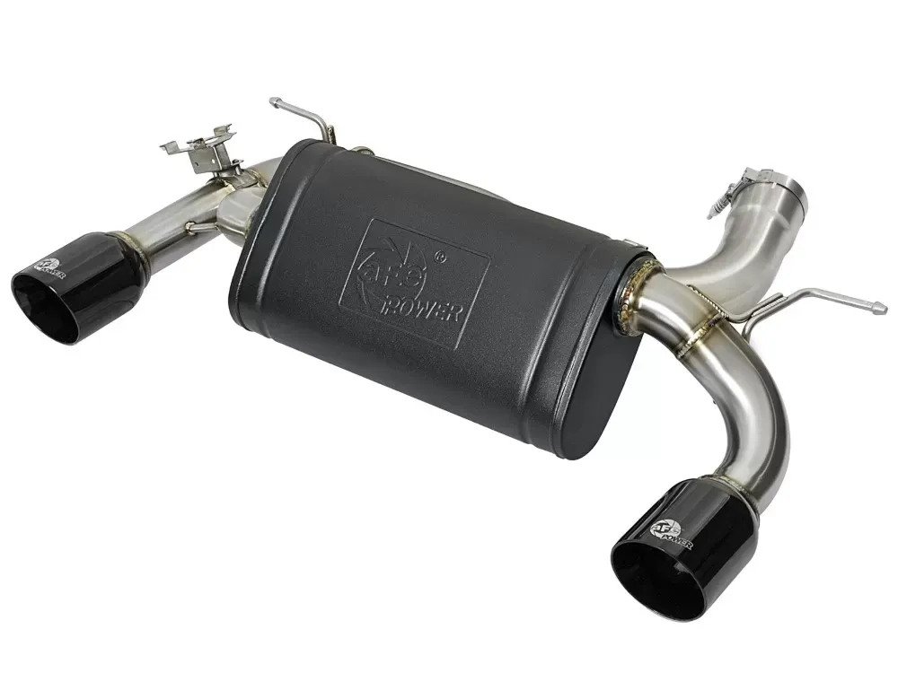 aFe Power Mach Force-Xp Axle-Back Stainless Exhaust System w/Black Tip BMW F3x 340i/iX|440i/iX L6-3.0L(t) (B58) 16-18 - 49-36335-B