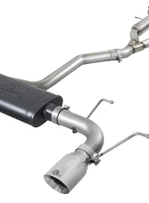 aFe Power Mach Force-Xp 2-1/2" to 3" Stainless Catback Exhaust w/Polish Tip Jeep Grand Cherokee (WK2) 14-19 V6-3.6L                                     - 49-38078-P - Image 7