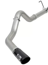 aFe Power Large Bore-HD 4" Stainless DPF-Back Exhaust System w/ Black Tip Dodge Diesel Trucks 07-12 L6-6.7L (td)                                     - 49-42006-B - Image 3