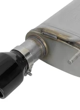 aFe Power Mach Force XP Stainless Steel Axle Back Exhaust System w/ Black Tips Ford Mustang GT V8 5.0L 2015-2022                                     - 49-43105-B - Image 2