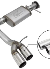 aFe Power Rebel Series 3 inch 409 Stainless Steel Catback Exhaust System w/ Polished Tips GM Colorado | Canyon V6 3.6L 2017-2020                                     - 49-44096-P - Image 6