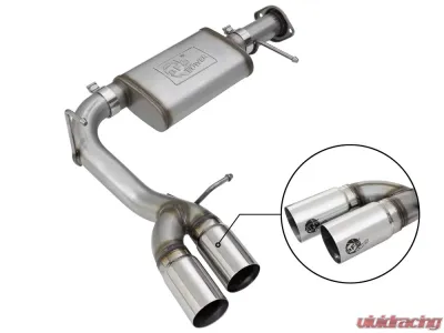 aFe Power Rebel Series 3 inch 409 Stainless Steel Catback Exhaust System w/ Polished Tips GM Colorado | Canyon V6 3.6L 2017-2020 - 49-44096-P