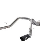 aFe Power Apollo GT Series 3" Stainless Catback Exhaust System w/ Black Tip GM Gas Trucks 09-19 V6-4.3/V8-4.8/5.3L Standard Cab                                     - 49-44111-B - Image 4