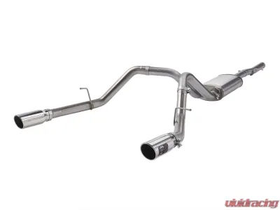 aFe Power Apollo GT Series 3" Stainless Catback Exhaust System w/ Polish Tip GM Gas Trucks 09-19 V6-4.3/V8-4.8/5.3L Standard Cab - 49-44111-P